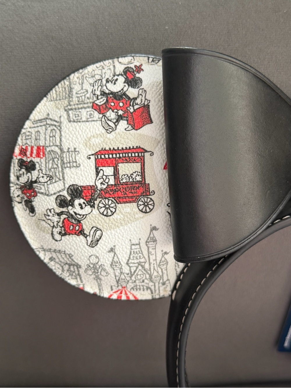 Disney Mickey Dooney and Burke Ears- Red & Black - Picture 7 of 7